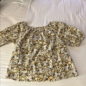 Puff Sleeve Smocked Blouses. (2 blouses). Sold as two.